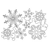snowflakes complex 002